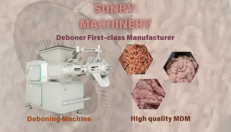 SUNBY Deboning Machines: High-Yield Meat-Bone Separators with Precision Engineering for Poultry & Fish Processing 